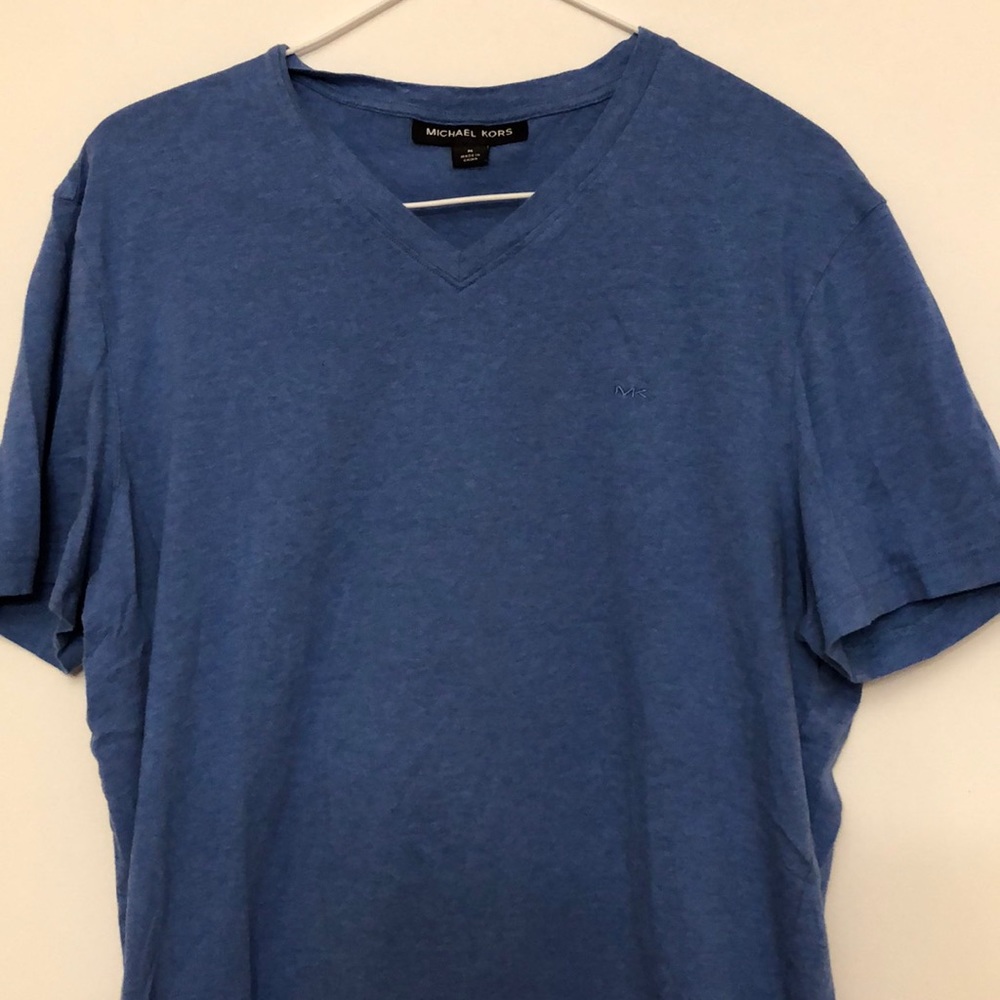 Michael Kors medium blue v neck